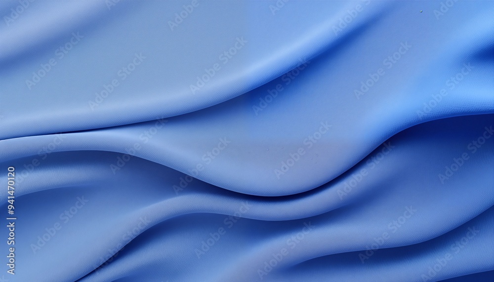 Obraz premium blue silk fabric background