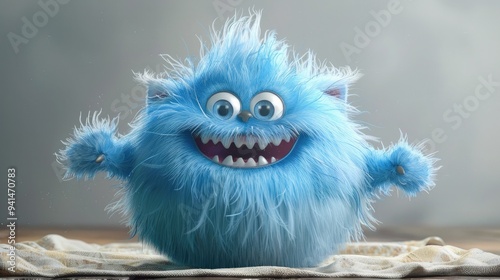 Monster Wallpaper illustration for full print t-shirt design, web background or for poster.