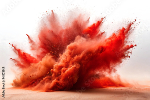 red sand explosion