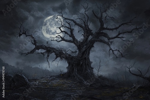 Halloween's Haunted Tree