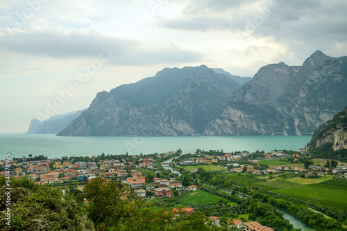 Landscape on Lake Garda, Italy