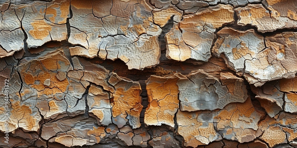 Rusty Metal Surface with Cracks and Peeling Paint Rusty Metal Surface with Cracks and Peeling Paint