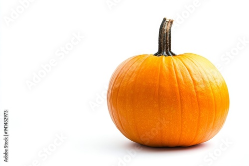 Pumpkin shown on a plain white background