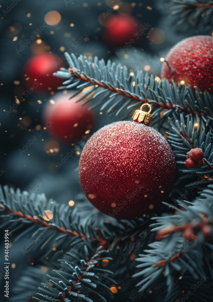 Obraz premium christmas tree decorations