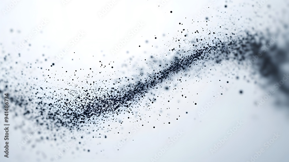 CG Render of Floating Particles: A swirl of tiny, glowing CG particles suspended in mid-air, contrasted against a pure white background.
CG Render of Floating Particles: A swirl of tiny, glowing CG particles suspended in mid-air, contrasted against a pure white background.