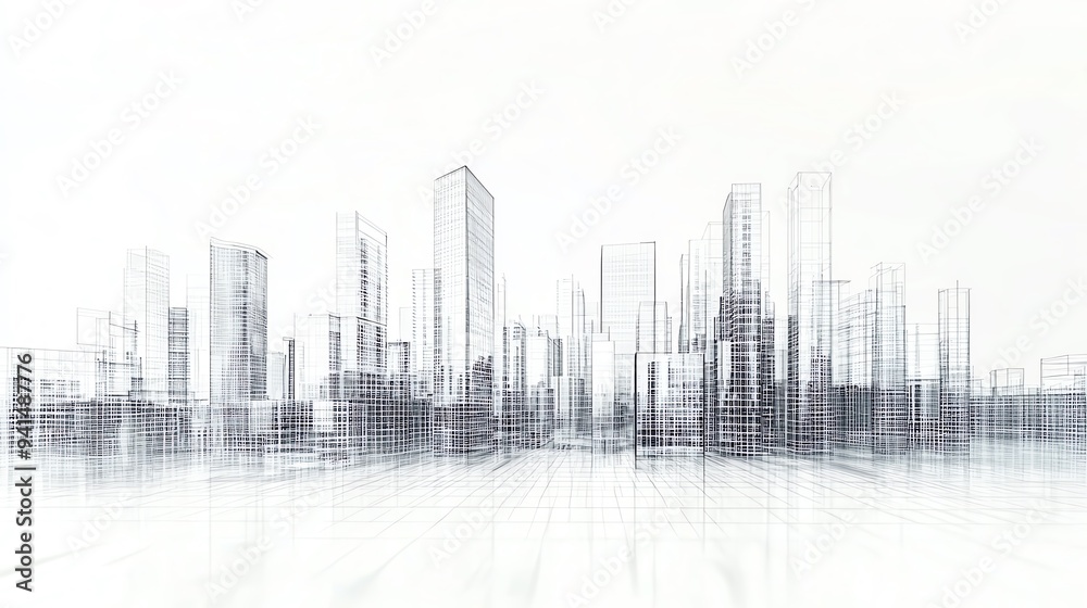 Abstract cityscape illustration with a blurry background and stylized buildings. Ideal for modern design projects and presentations. Abstract cityscape illustration with a blurry background and stylized buildings. Ideal for modern design projects and presentations.