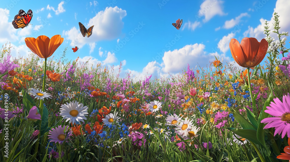 Obraz premium spring garden