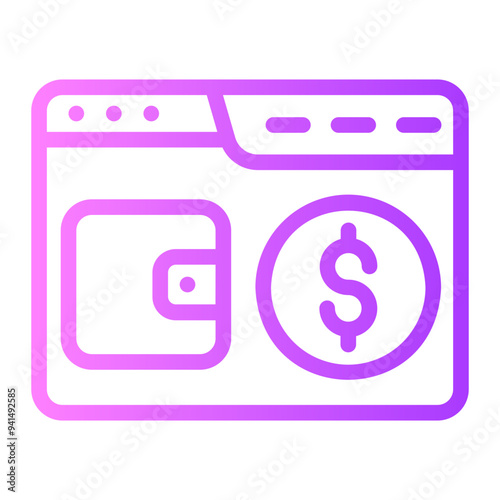 payment method gradient icon