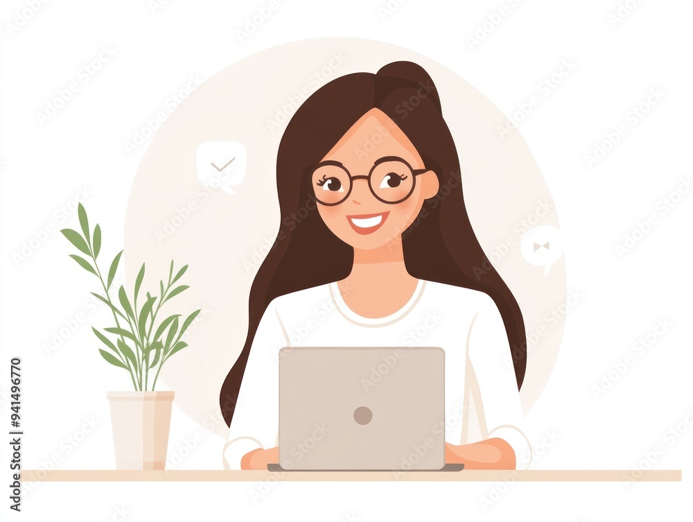 A video call between a freelancer and a client discussing a project A video call between a freelancer and a client discussing a project