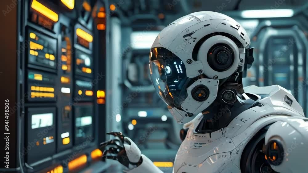 A diverse team of human and robotic engineers collaborating on a high-tech prototype in a futuristic workshop, A diverse team of human and robotic engineers collaborating on a high-tech prototype in a futuristic workshop,