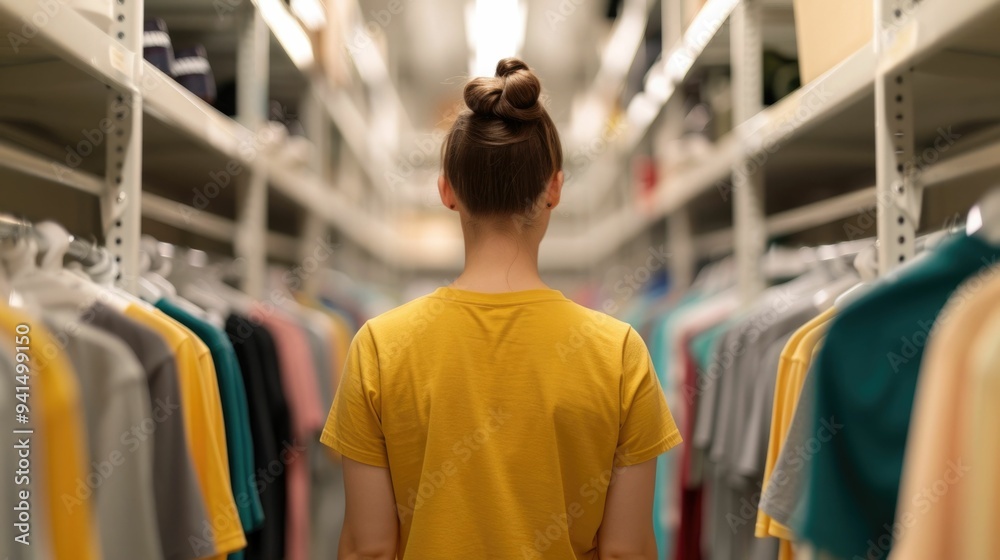 Student and Parent Organizing Shoe Rack in Dorm Closet on Move In Day Keeping Things Tidy with Depth of Field Student and Parent Organizing Shoe Rack in Dorm Closet on Move In Day Keeping Things Tidy with Depth of Field