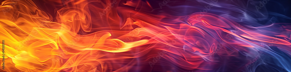 Obraz premium fire background