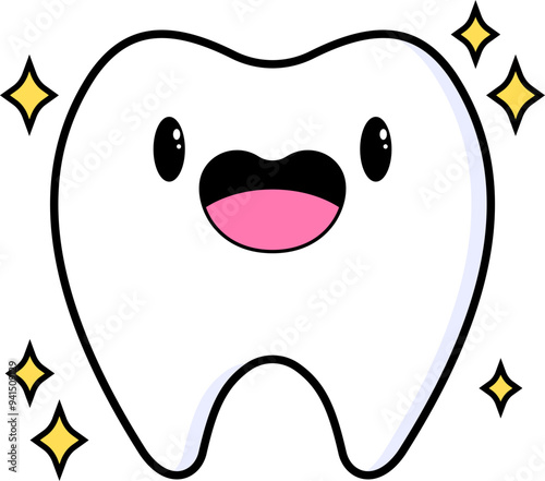Cartoon Teeth Whitening