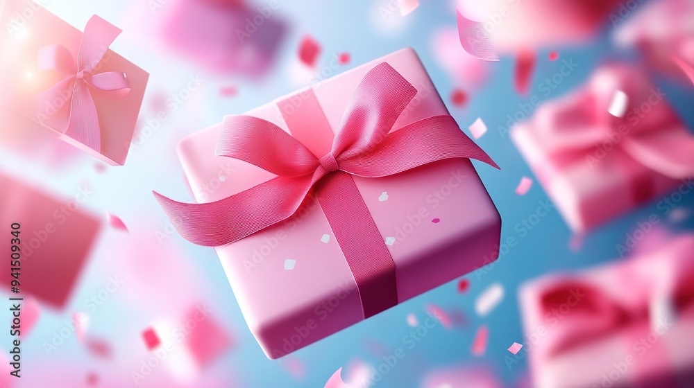 3d gift tickets. Benefit coupon in this box, surprise bonus shopping holiday benefit offer percent discount voucher flying gift sale shop badge, 3d illustration. Promotional gifts and discounts 3d gift tickets. Benefit coupon in this box, surprise bonus shopping holiday benefit offer percent discount voucher flying gift sale shop badge, 3d illustration. Promotional gifts and discounts