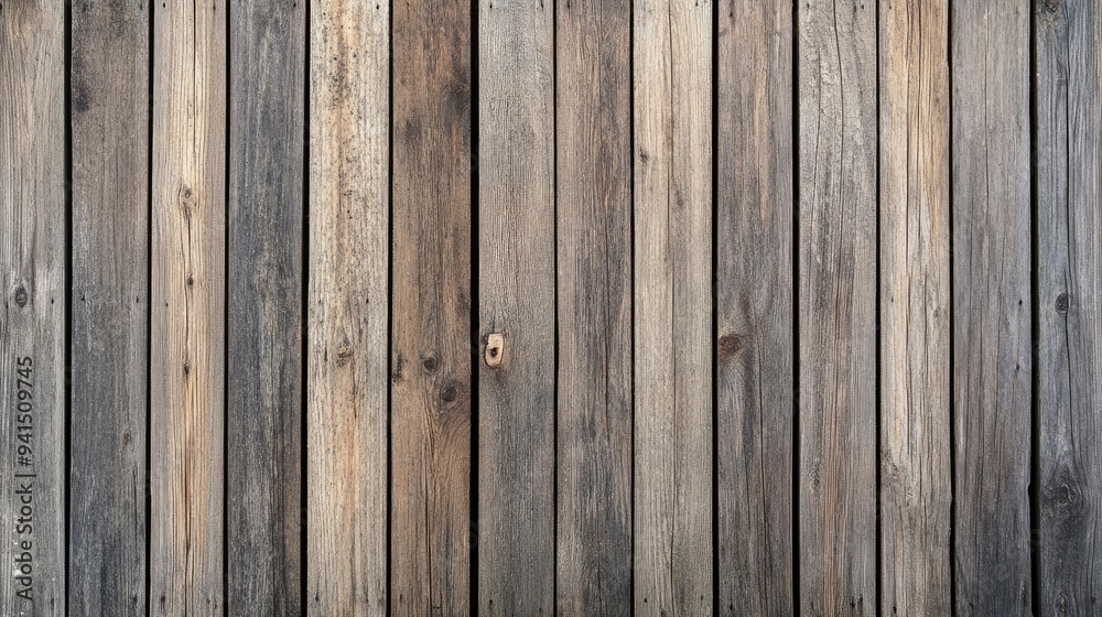 Top view of a weathered wooden deck with natural wear and tear, showcasing the beauty of aged wood Top view of a weathered wooden deck with natural wear and tear, showcasing the beauty of aged wood