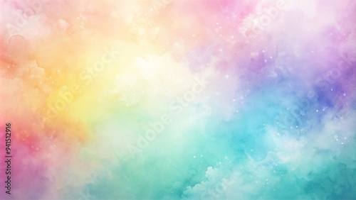 Abstract light watercolor gradient background with a soft and subtle blend of colors, ideal for use as a wallpaper, light, soft, texture, design, smooth, colorful, digital, artistic photo