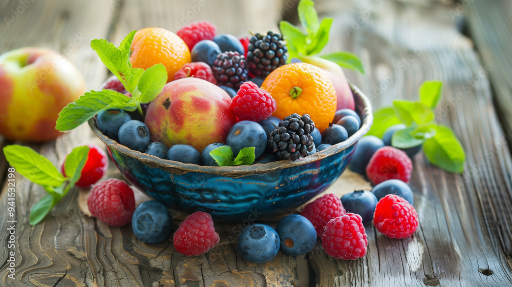Bowl of Fresh Fruit Bowl of Fresh Fruit