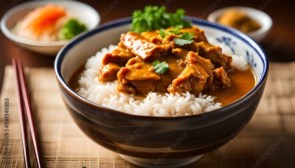 Japanese Chicken Katsu Curry Stew with Rice
Japanese Chicken Katsu Curry Stew with Rice