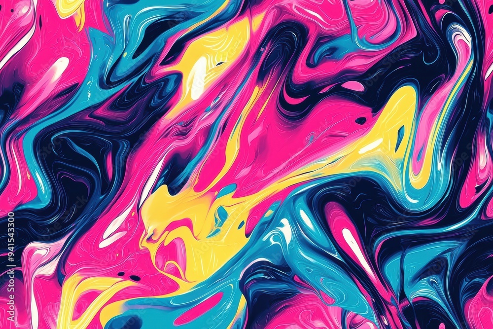 Abstract Swirling Liquid Marble Background. Abstract Swirling Liquid Marble Background.