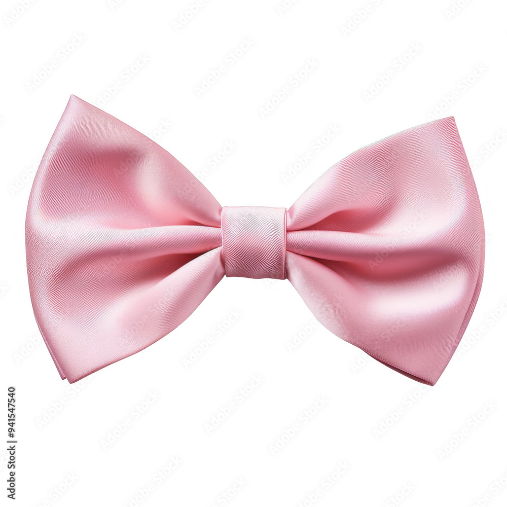 Pink Bow Isolated on a Transparent Background Pink Bow Isolated on a Transparent Background