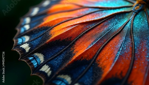 Butterfly Wing Close-Up: Capturing Fine Scales and Unique Patterns