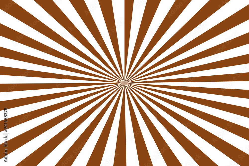 Fototapeta premium SaddleBrown Sunburst for the background. flag of japanese. The rising sun..