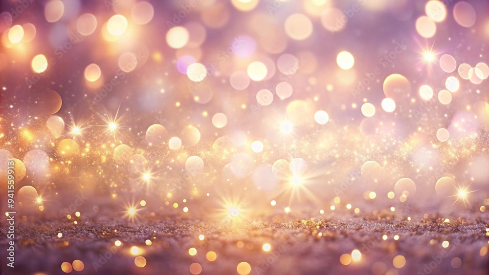 Abstract Bokeh Background: Pink and Gold Harmony AI generated Abstract Bokeh Background: Pink and Gold Harmony AI generated