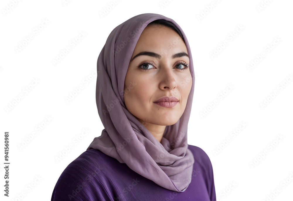 Portrait of a smiling Arab middle eastern woman isolated on transparent background Portrait of a smiling Arab middle eastern woman isolated on transparent background