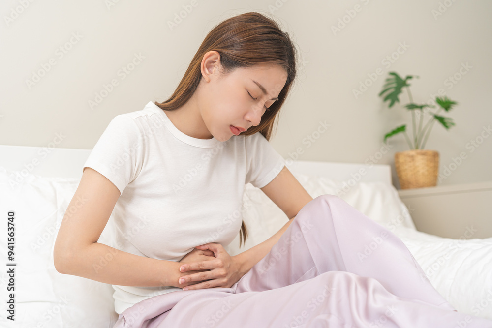 Flatulence ulcer, asian young woman, girl hands in belly, stomach pain from food poisoning, abdominal pain and digestive problem, gastritis or diarrhoea. Abdomen inflammation, menstrual period people. Flatulence ulcer, asian young woman, girl hands in belly, stomach pain from food poisoning, abdominal pain and digestive problem, gastritis or diarrhoea. Abdomen inflammation, menstrual period people.