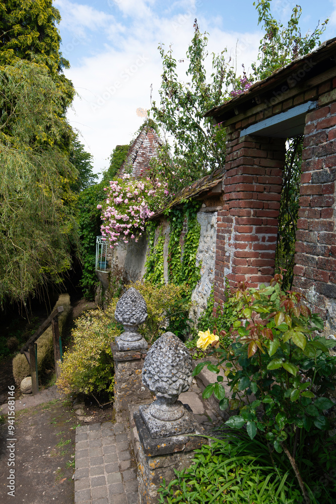 jardins, Gerberoy, région Hauts de France, Oise, 60, France jardins, Gerberoy, région Hauts de France, Oise, 60, France