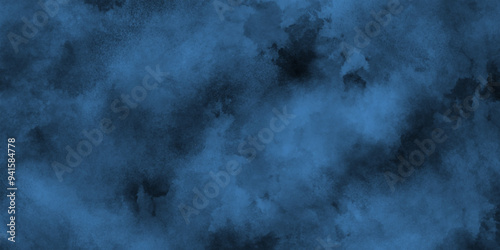 abstract watercolor paper textured illustration with splashes, Seamless and abstract blue grunge texture with blue stains, Creative paint gradients, splashes and stains for presentation and cover,	