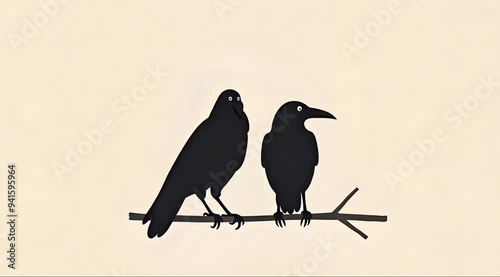 birds on a branch