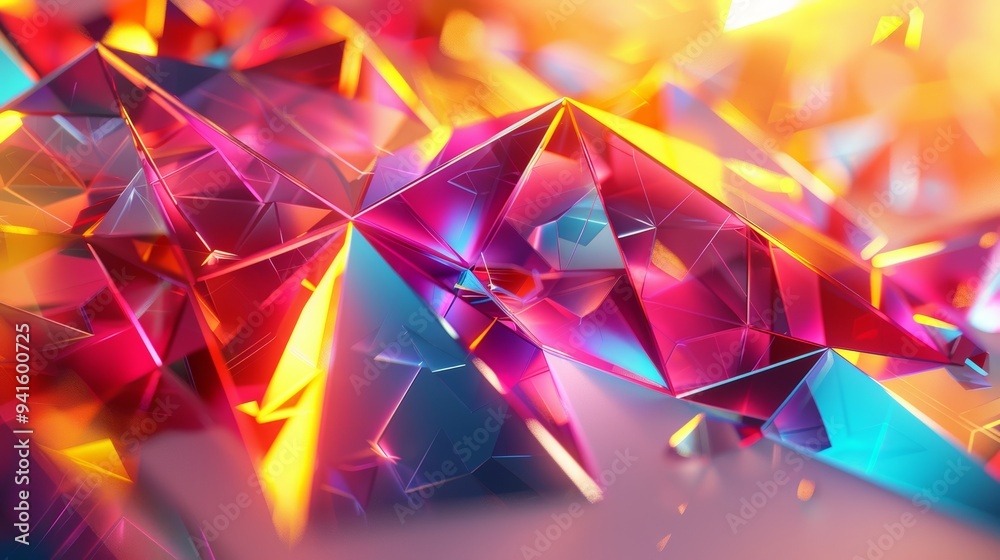 Abstract technology and triangles. Hitech communication concept innovation background Abstract technology and triangles. Hitech communication concept innovation background