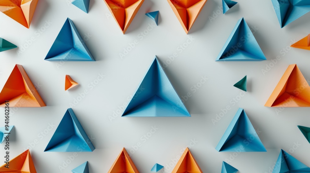Abstract Triangle Background. 3D Triangles. Polygonal Wave Backdrop for text. Abstract Triangle Background. 3D Triangles. Polygonal Wave Backdrop for text.