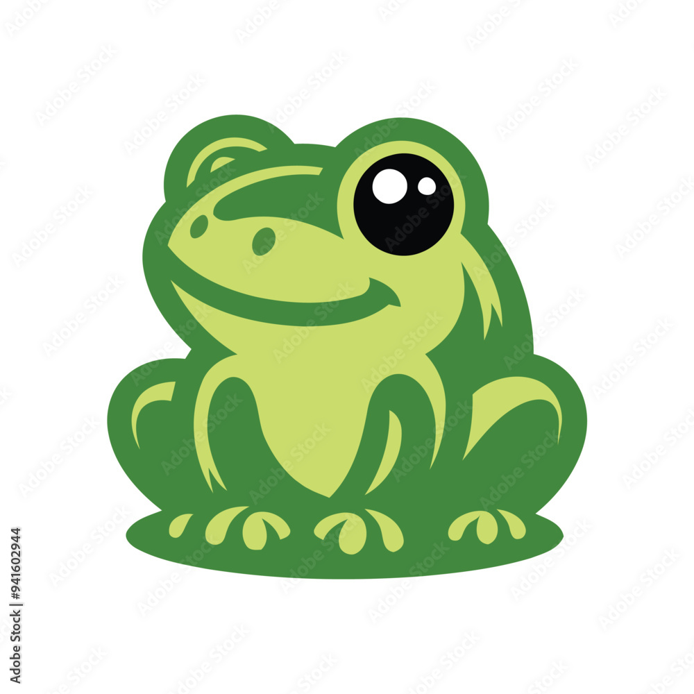 Frog Vector - Logo Icons on White Background - Vector Illustration Frog Vector - Logo Icons on White Background - Vector Illustration