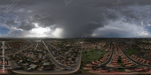 Monsoon Storm in Chandler, Arizona, USA