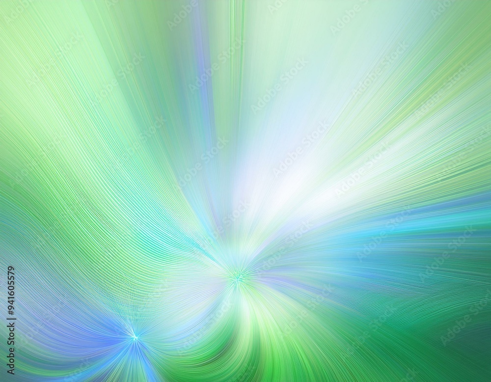 Obraz premium heller Hintergrund, abstrakt, grüne und blaue Striche