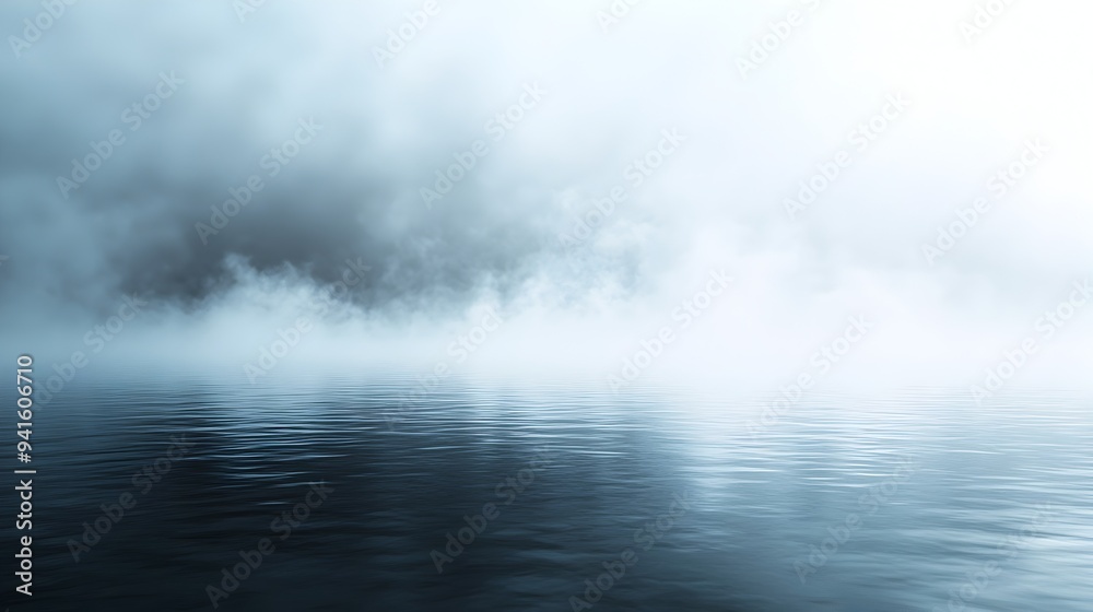 Spectral Apparition Drifting Across Misty Lake Ethereal and Haunting Presence Spectral Apparition Drifting Across Misty Lake Ethereal and Haunting Presence