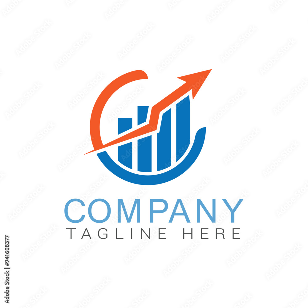 finance logo and icon vector