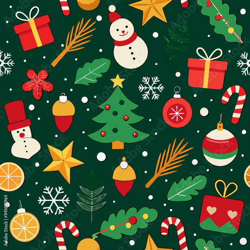 Christmas pattern design 