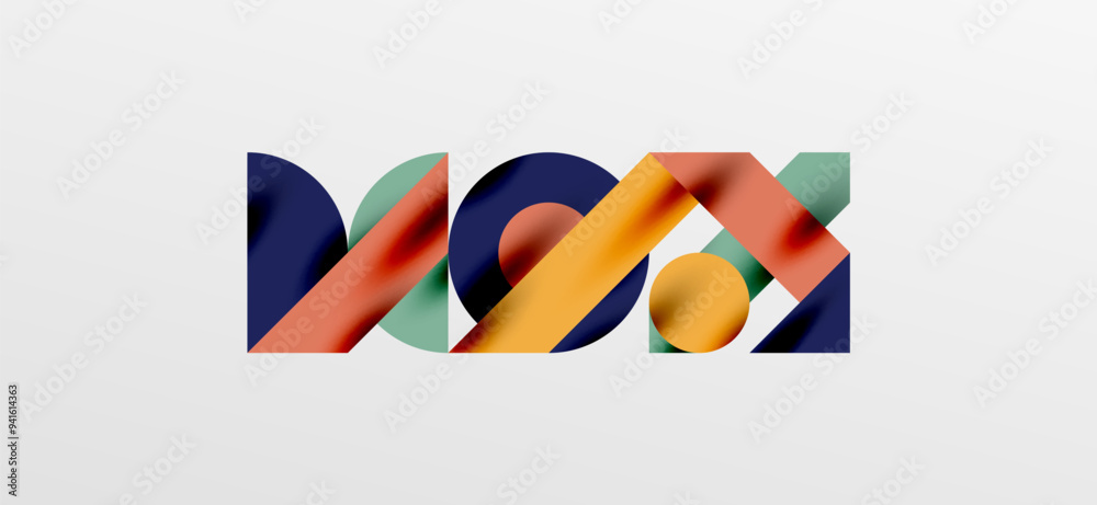 Circles and shadows. Colorful round elements with triangles, semi circles and other shapes. Vector Illustration For Wallpaper, Banner, Background, Card, Book Illustration, landing page Circles and shadows. Colorful round elements with triangles, semi circles and other shapes. Vector Illustration For Wallpaper, Banner, Background, Card, Book Illustration, landing page