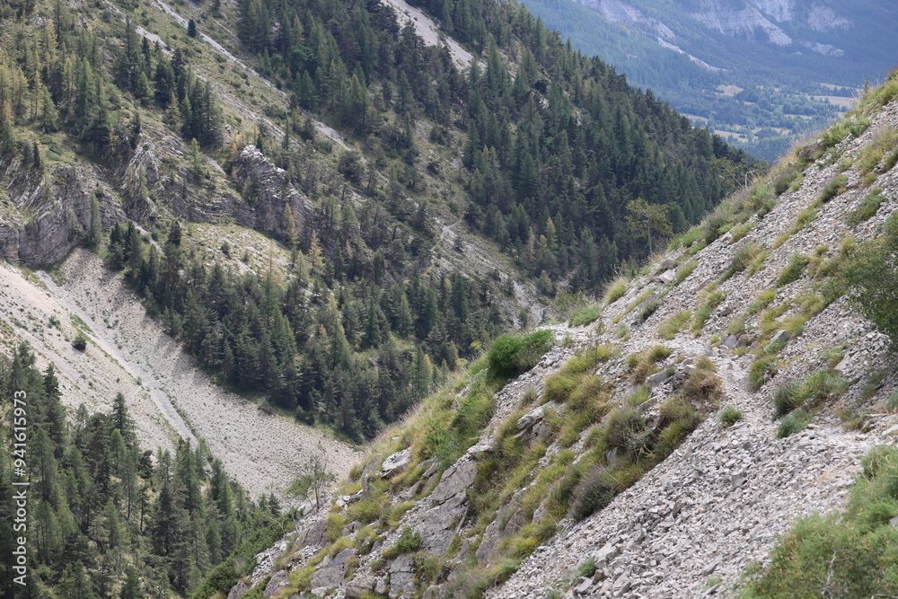 Fototapeta premium randonnée montagne de Boules, 04
