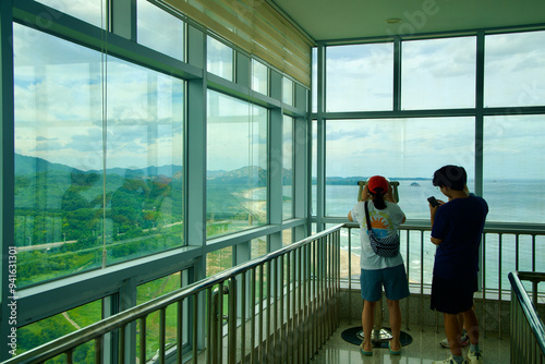 Corner View on Top Floor of Unification Observatory photo