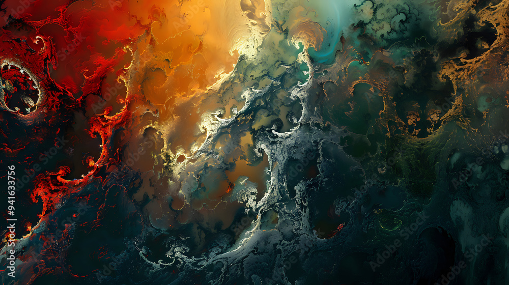 Abstract background featuring rich organic textures and natural motifs in earthy colors Abstract background featuring rich organic textures and natural motifs in earthy colors
