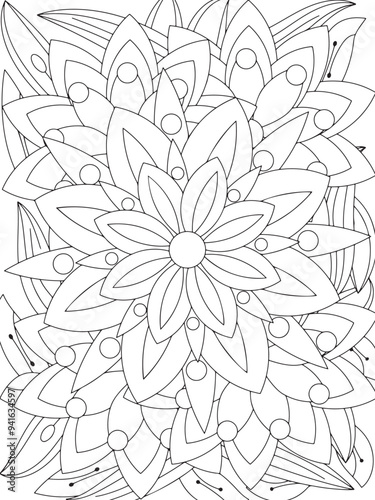 Flowers Coloring Book Pages Flowers Patterns