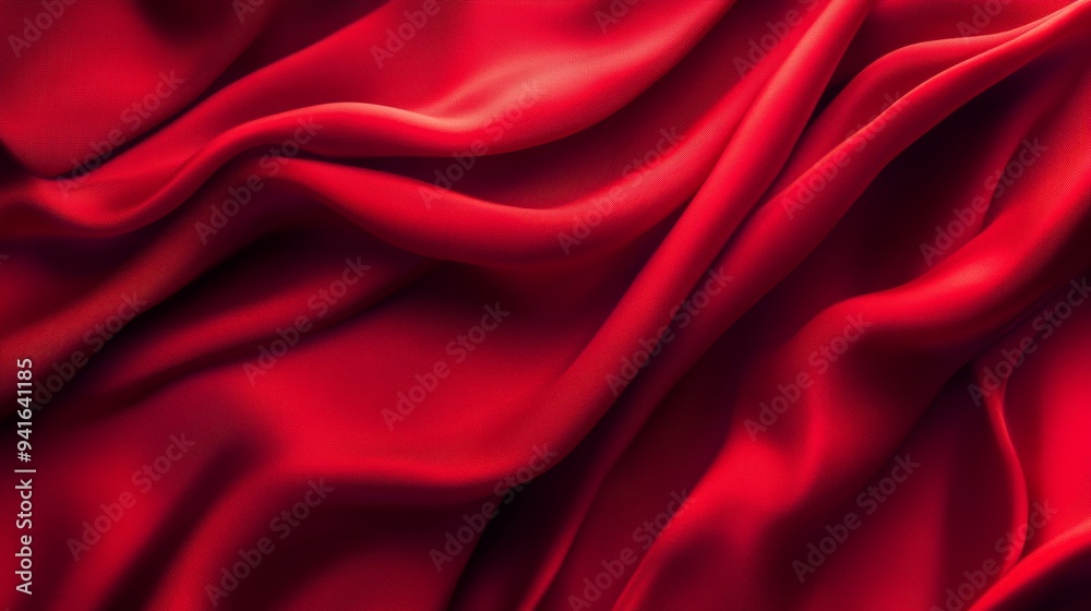A close-up shot of red silk fabric, draped and flowing, creating soft, elegant waves. The image evokes a sense of luxury, passion, and beauty. It symbolizes love, elegance, and mystery. A close-up shot of red silk fabric, draped and flowing, creating soft, elegant waves. The image evokes a sense of luxury, passion, and beauty. It symbolizes love, elegance, and mystery.