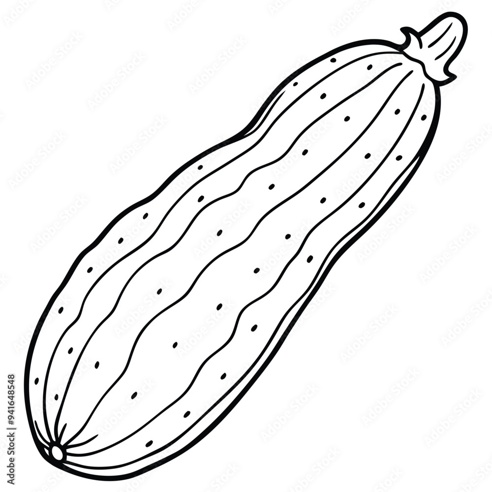 Cucumber Cartoon Style Vector illusration , Food Vegetable Vector Cucumber Cartoon Style Vector illusration , Food Vegetable Vector