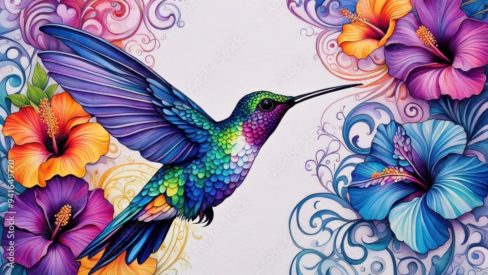 Obraz premium blue and yellow parrot created with generative AI software