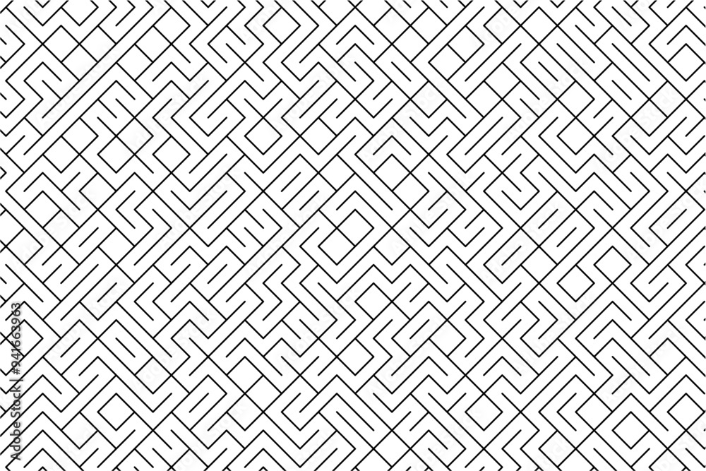 Seamless vector background. Abstract geometric pattern with simple diagonal lines.