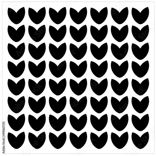 pattern with circles, black pattern art design